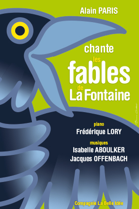 Affiche concert Alain Paris chante La Fontaine